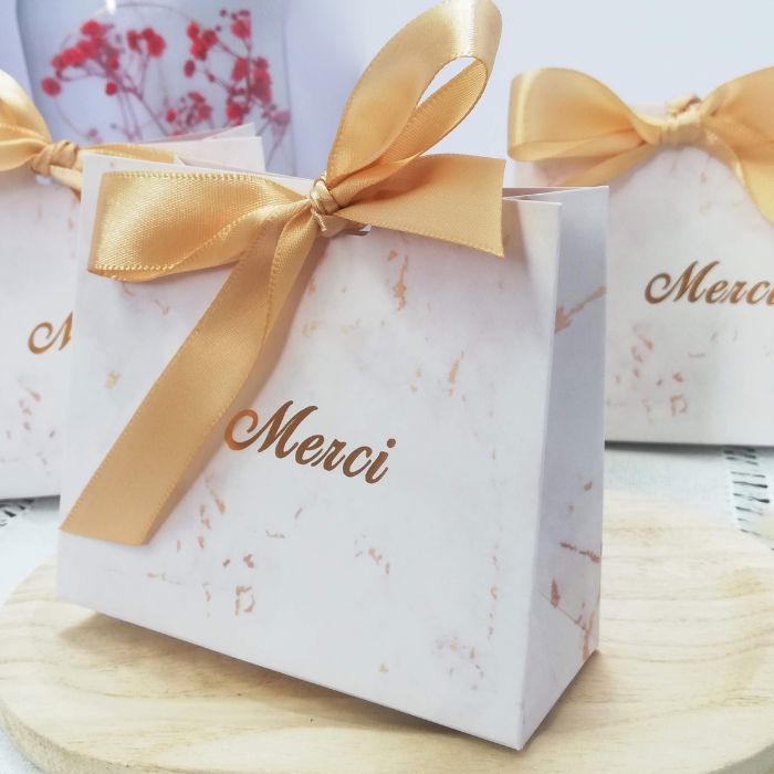 Sacs cadeaux "Merci"