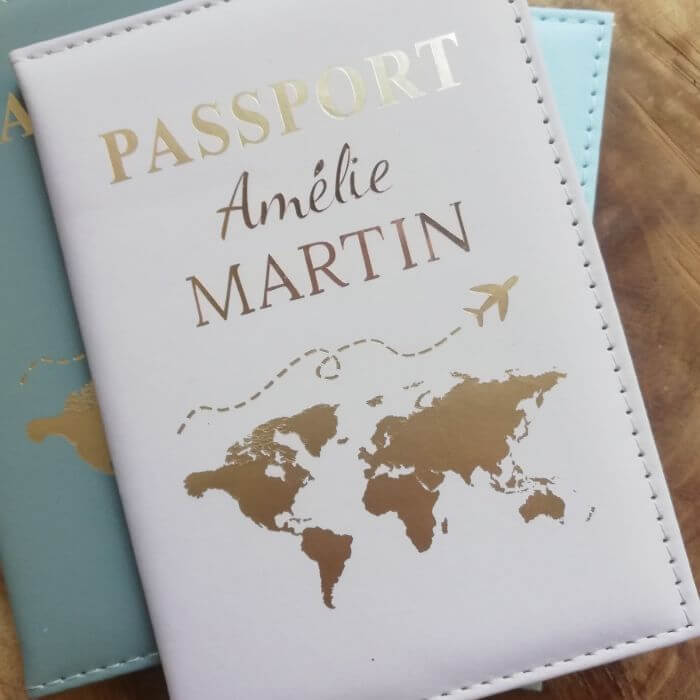 Protège passeport personnalisé