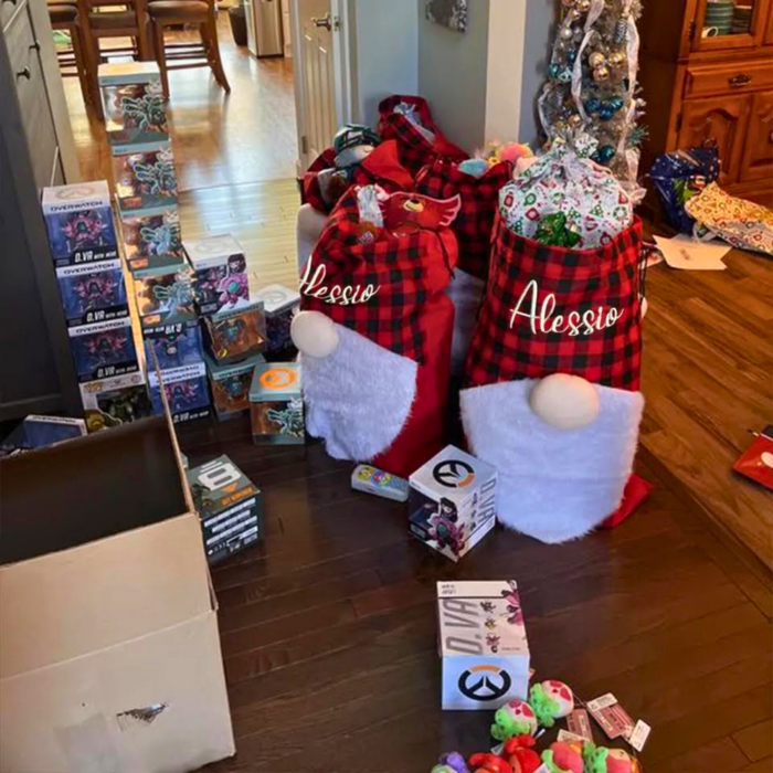 Hotte Père Noël personnalisée