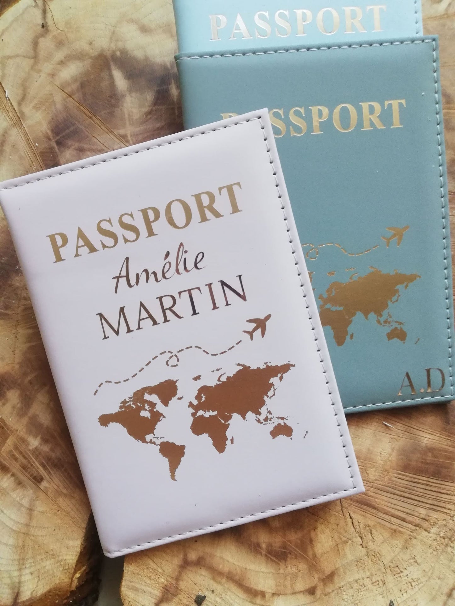 Protège passeport personnalisé