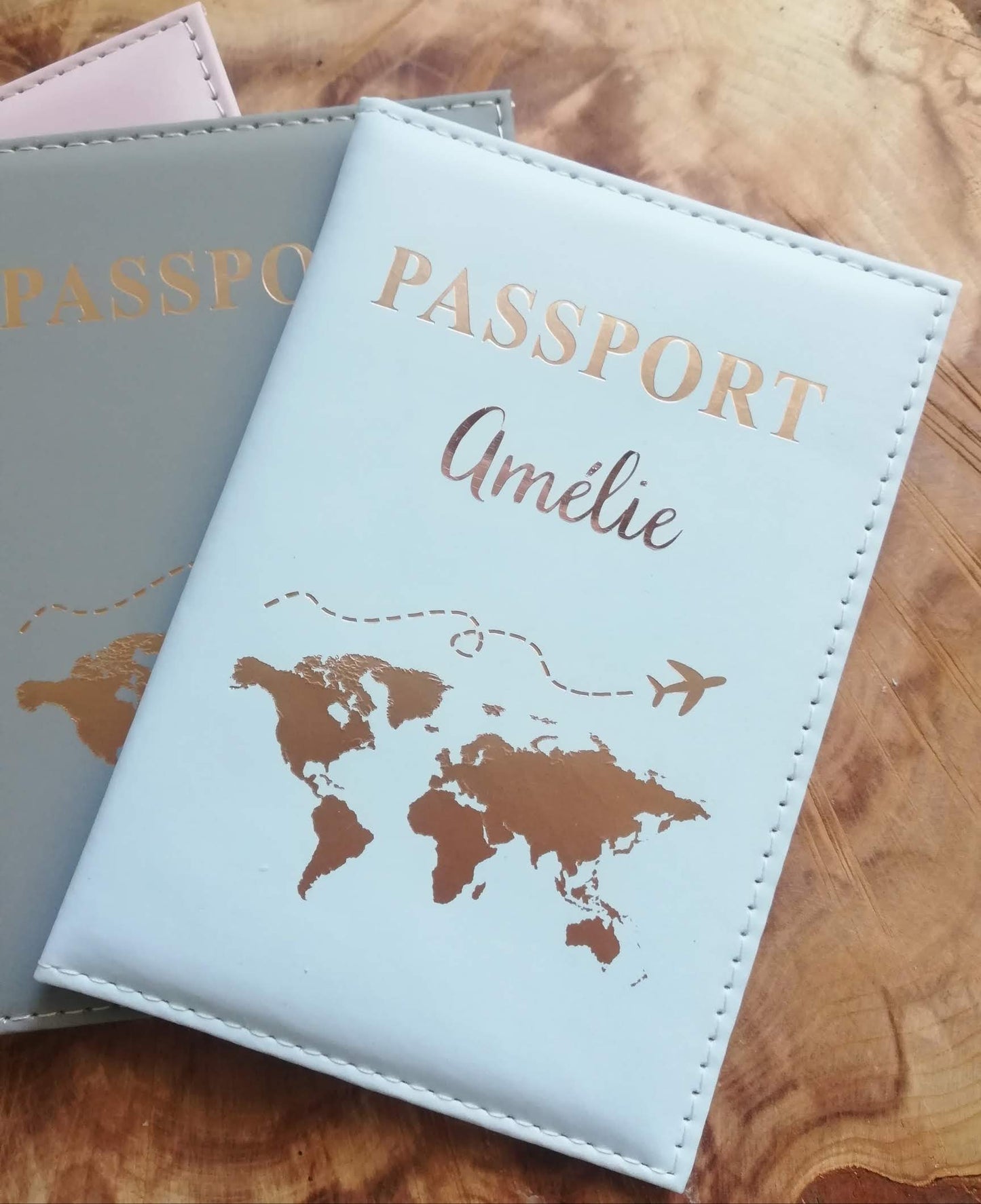 Protège passeport personnalisé