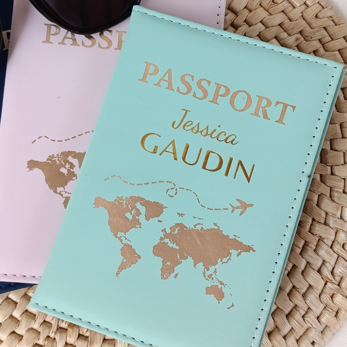 Protège passeport personnalisé