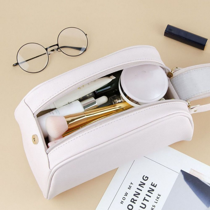 Personalized Leather Cosmetic bag