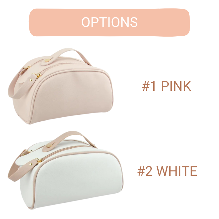 options de couleur trousse de toilette personnalisée