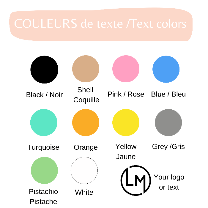 options de personnalisation sac de plage
