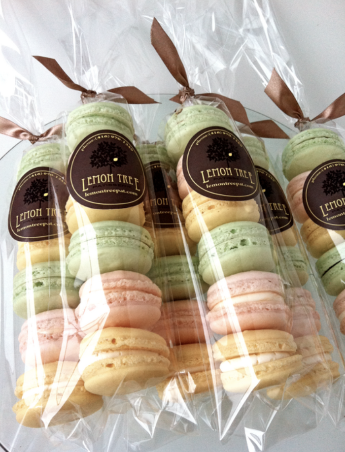 Sachet emballage transparent pour macarons