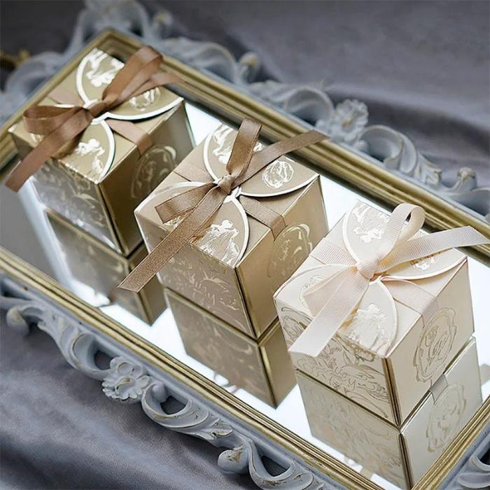 boites pour drgées mariage chic