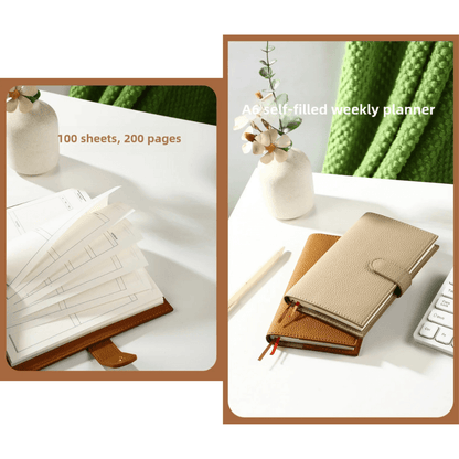Custom leather planner 