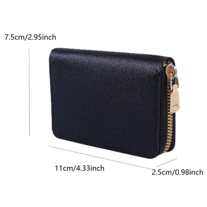 Porte monnaie special budget avec compartiments, couleur noir