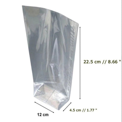 grand sachet transparent pour biscuits ou confiseries