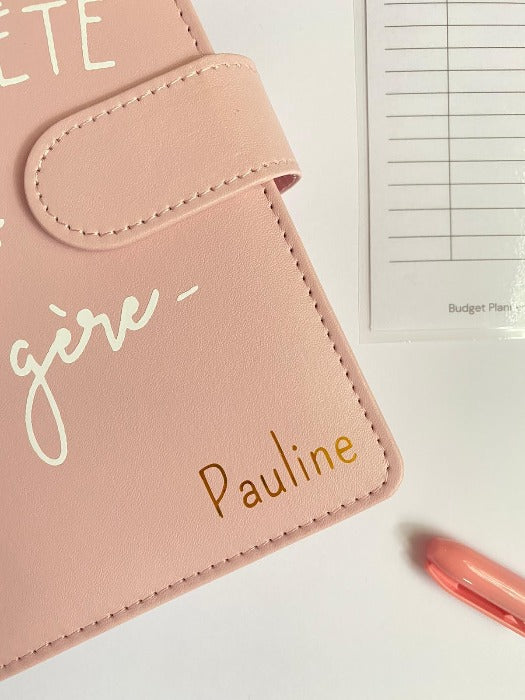 classeur budget personnalisé