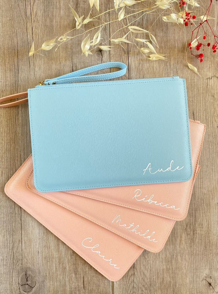 Sac / Pochette femme personnalisée prénom