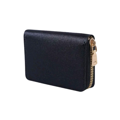 Porte monnaie budget multi compartiments, couleur noir