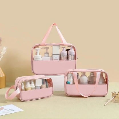Trousse de toilette transparente personnalisée