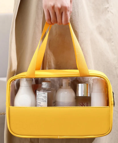 Trousse de toilette transparente personnalisée