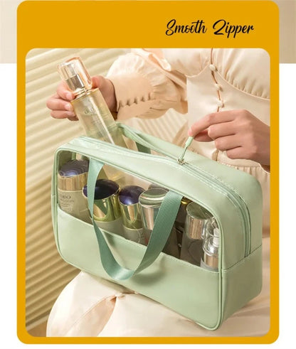 Trousse de toilette transparente personnalisée