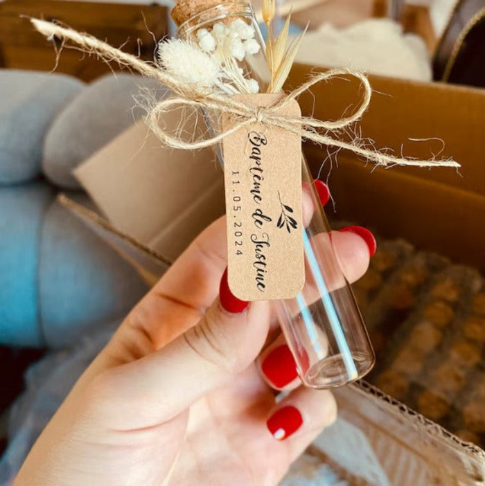 Personalisierte Hochzeitsetiketten, Olivenblattmuster, 90 Stück