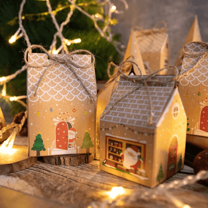 petites maisons pour calendrier de l'avent à fabriquer avec les enfants