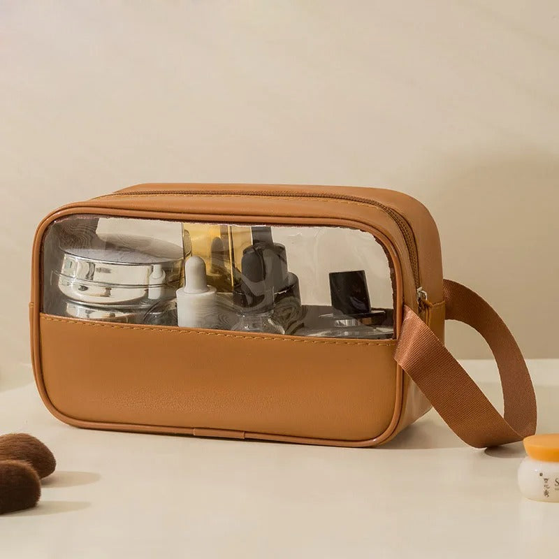 Trousse de toilette transparente personnalisée