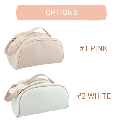 options de couleur trousse de toilette personnalisée