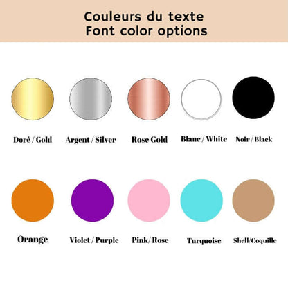 options de personnalisation sac de yoga avec prénom