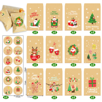 petits sachets cadeau kraft pour noel