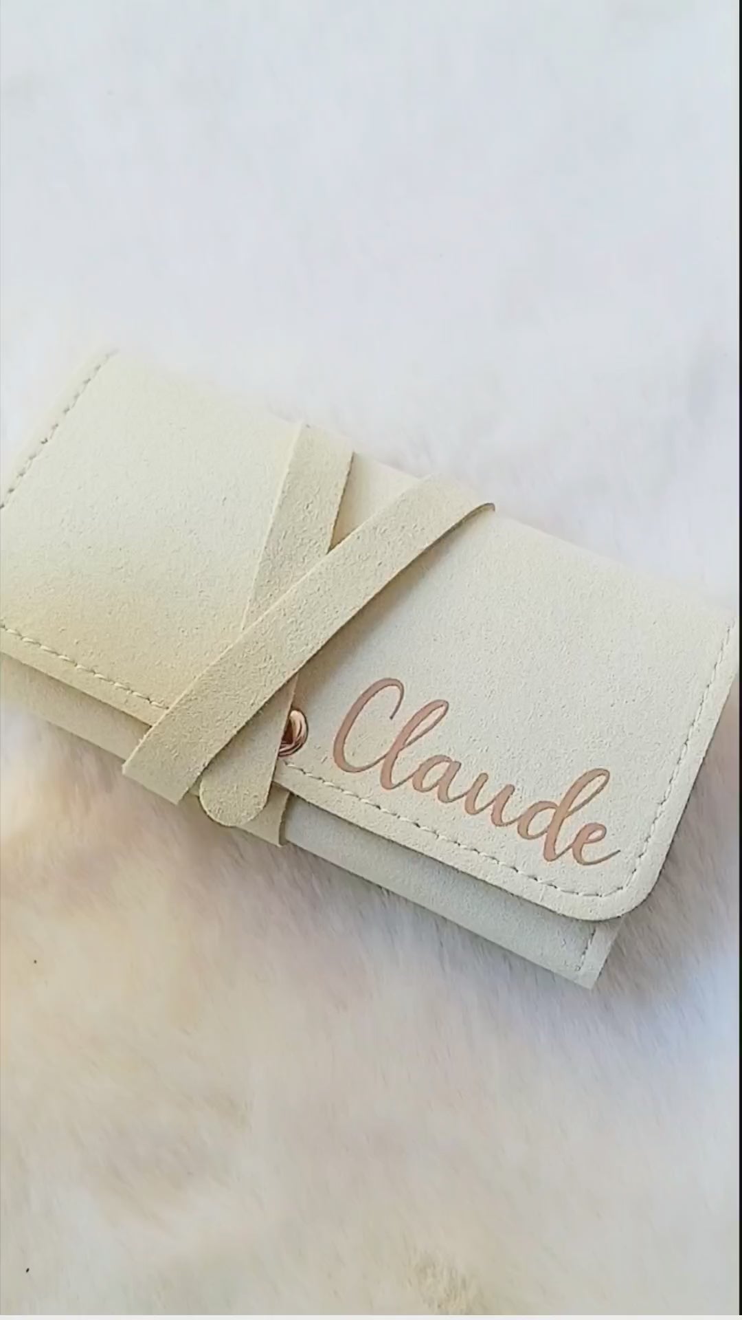 Pochette à bijoux de voyage personnalisée 