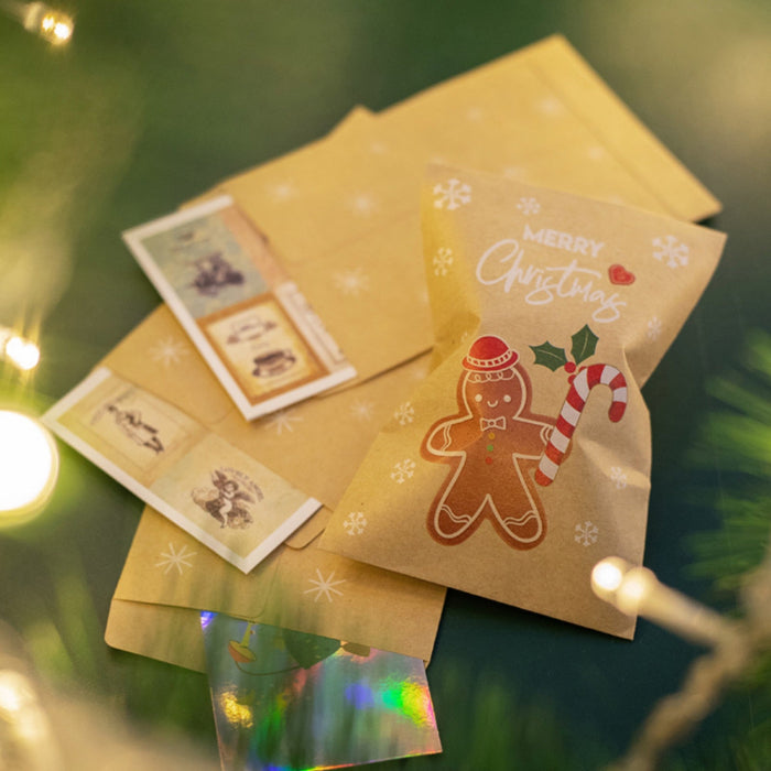 petits sachets kraft noel, calendrier de l'avent