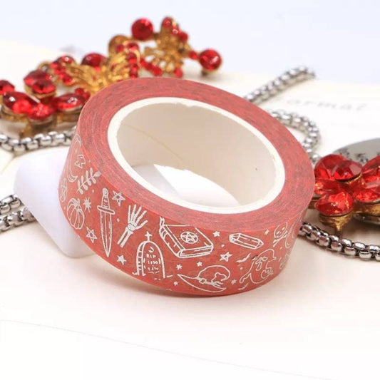 washi tape halloween potion magique